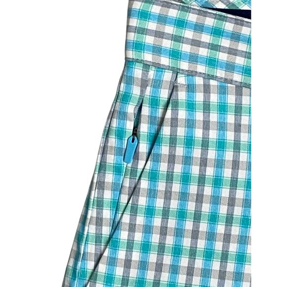 Tommy Bahama Men's 28x8 Island Zone Shorts Blue Gray White Check NEW - Picture 3 of 7